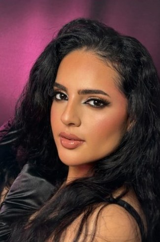 Smoky eye party makeup in Dubai